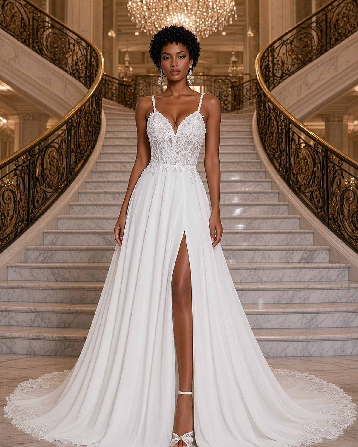 Celeste A-Line Wedding Gown wedding gown - Perla Novia