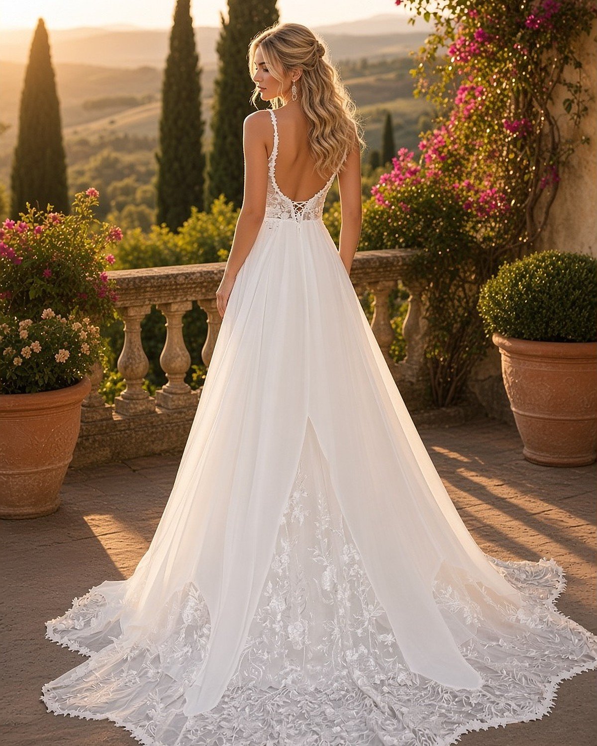 Celeste A-Line Wedding Gown wedding gown - Perla Novia