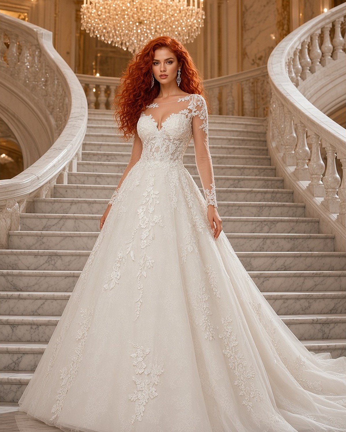 Sofía Boho Wedding Gown wedding gown - Perla Novia