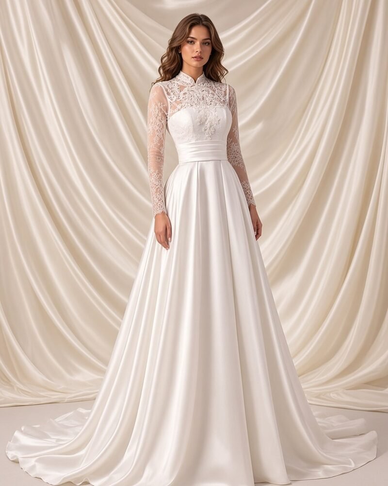 Gracia Boho Wedding Gown wedding gown - Perla Novia