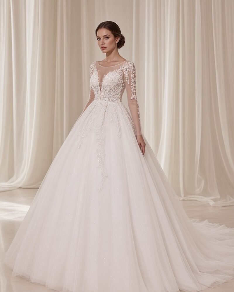 Bruma Boho Wedding Gown wedding gown - Perla Novia