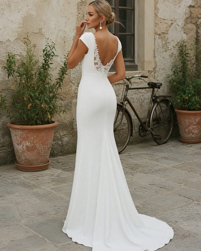 Estela plus size wedding dress