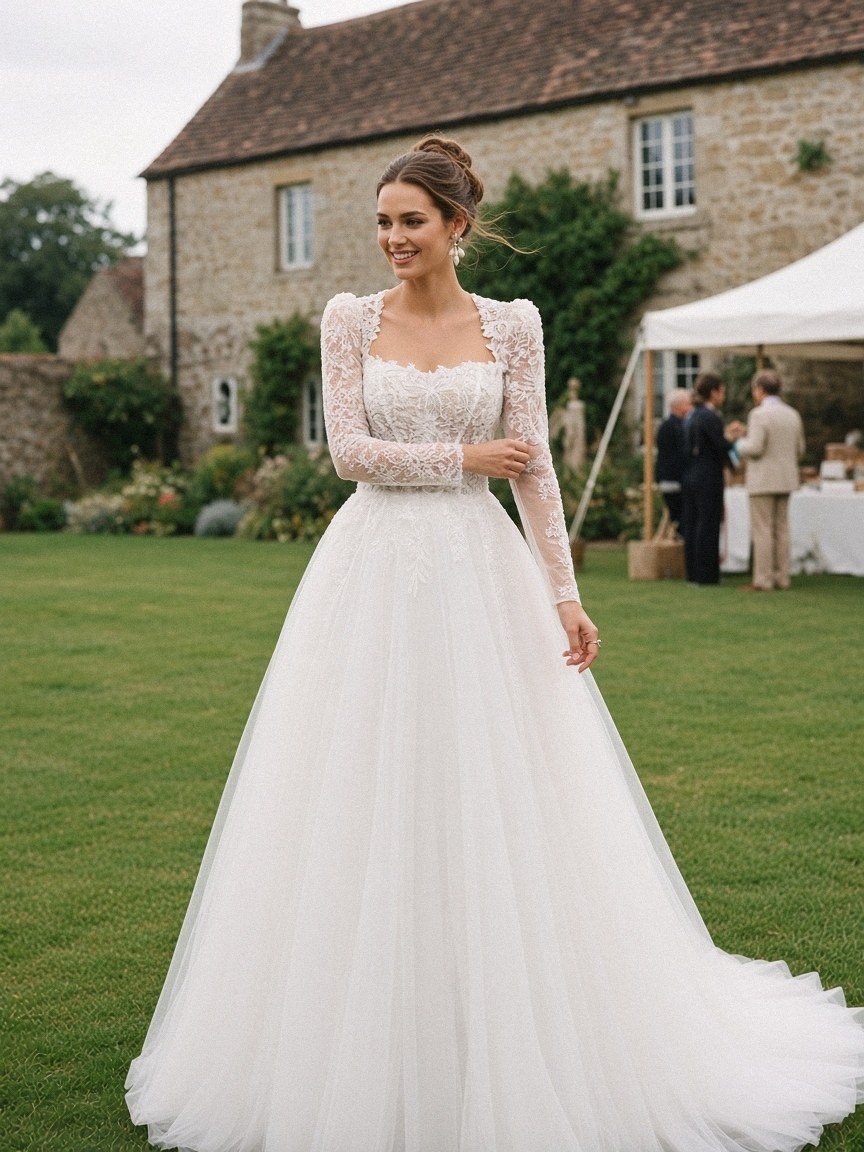Ximena plus size wedding dress