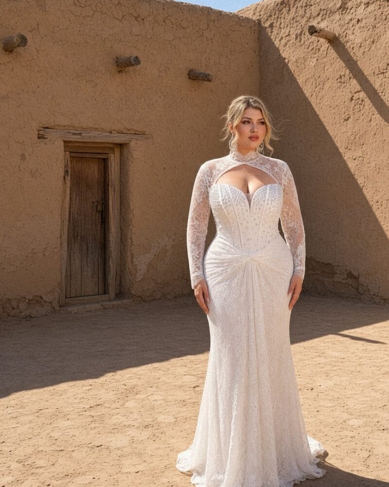 Alejandra Mermaid Wedding Gown - Perla Novia