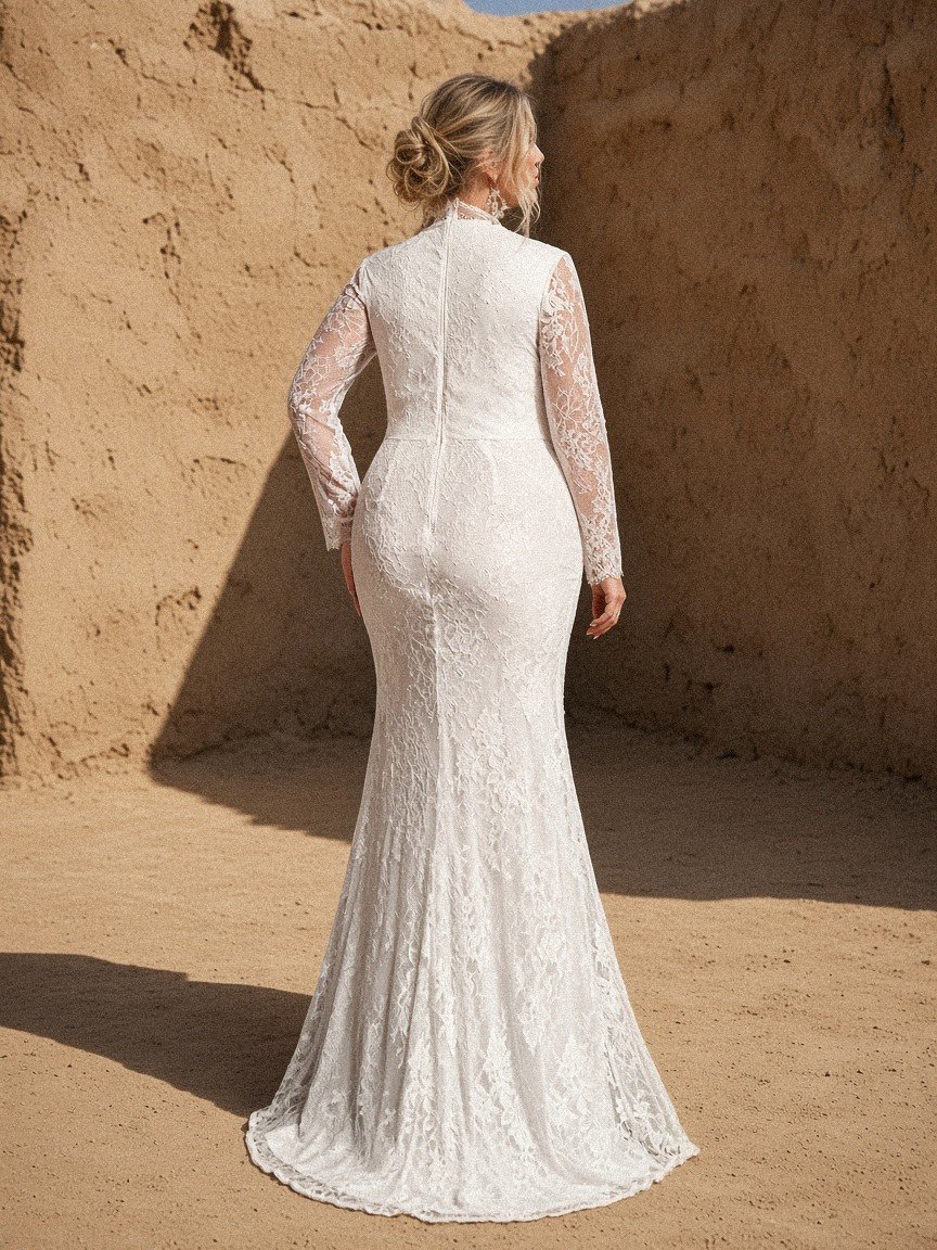 Alejandra Mermaid Wedding Gown - Perla Novia